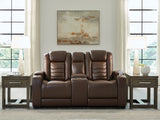 Sam's Furniture - Ashley Furniture - High Impact Living Room - PWR Recliner/ADJ Headrest / Tobacco - U1060113