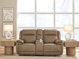 Sam's Furniture - Ashley Furniture - Glencroft Living Room - PWR REC Loveseat/CON/ADJ HDRST - PCU1240018