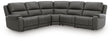 Sam's Furniture - Ashley Furniture - 5Z - Pittson Sectional - 5-Piece Power Reclining Sectional - PCU12600S6