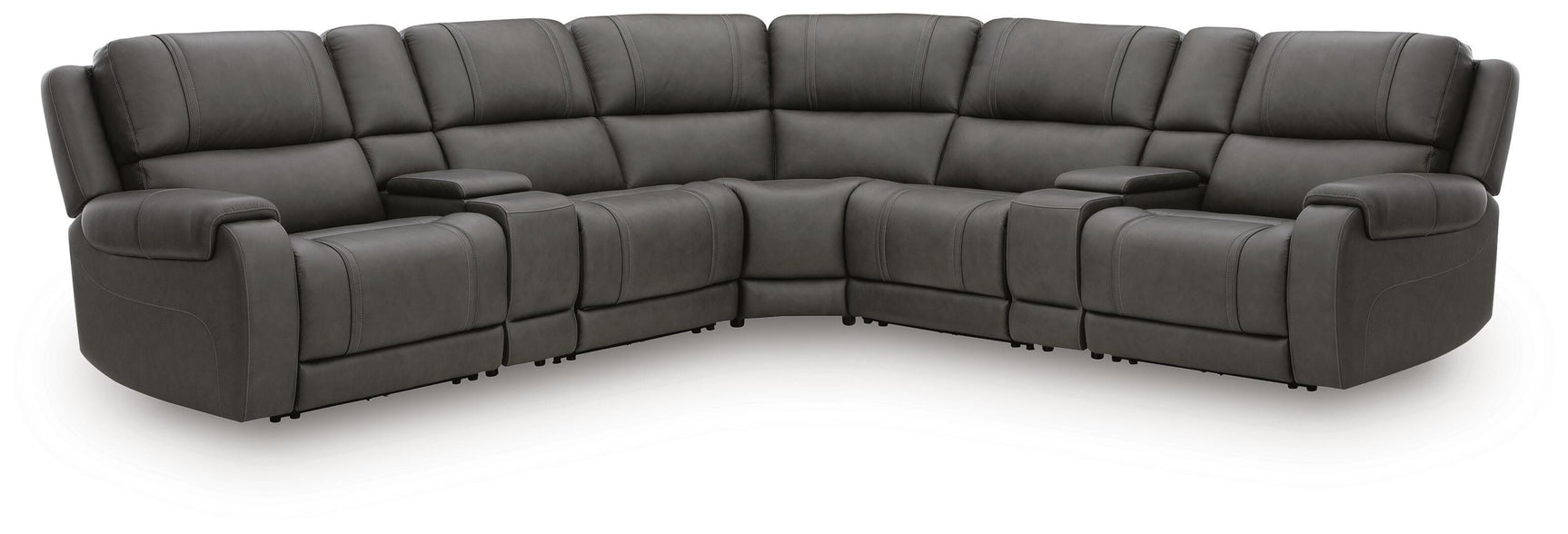 Sam's Furniture - Ashley Furniture - 5Z - Pittson Sectional - 7-Piece Power Reclining Sectional - PCU12600S10
