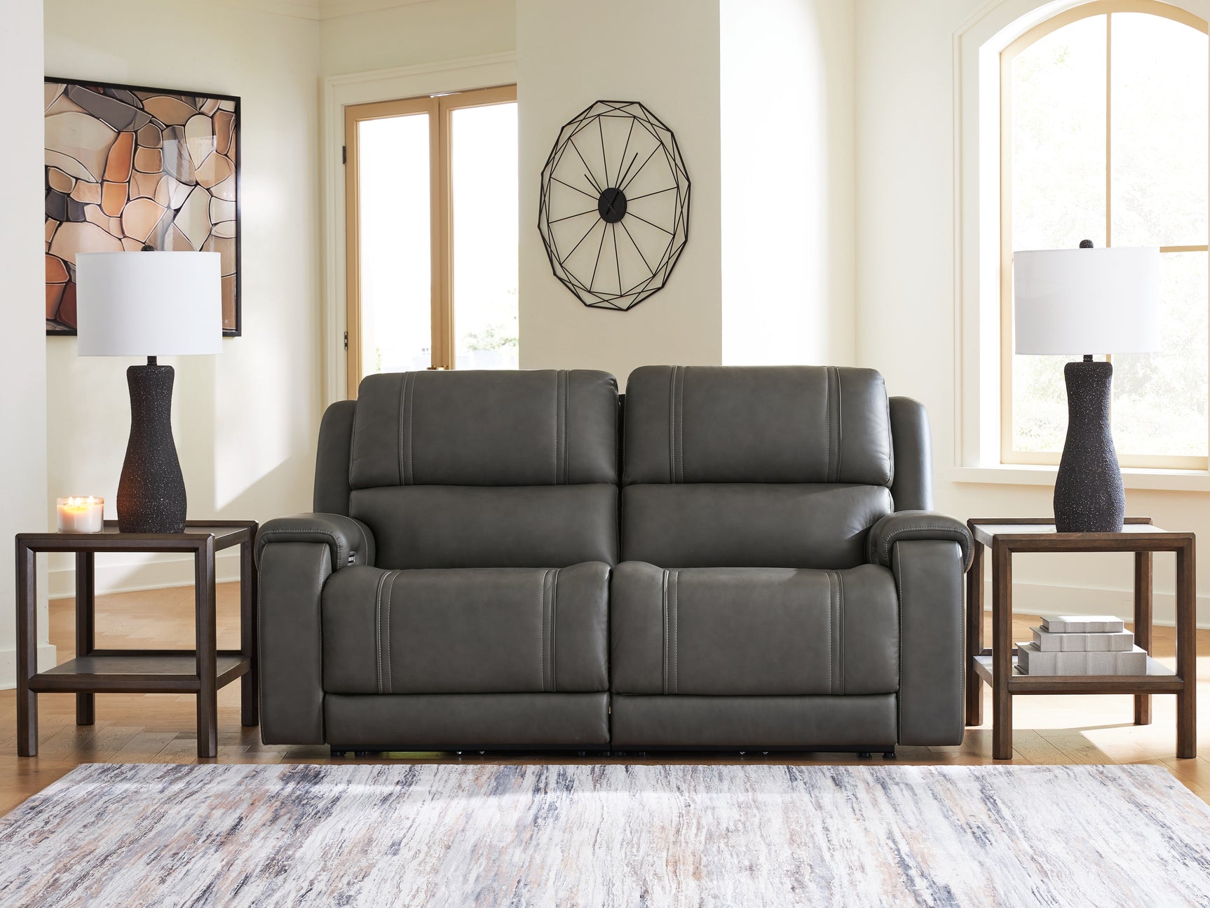 Sam's Furniture - Ashley Furniture - 5Z - Pittson Sectional - 2-Piece Power Reclining Sectional Loveseat - PCU12600S1