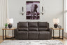 Sam's Furniture - Ashley Furniture - Boxmere Living Room - DBL REC PWR Loveseat w/Console / Storm - U1310096