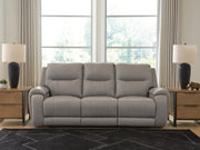 Sam's Furniture - Ashley Furniture - Real Moments Living Room - PWR REC Sofa w/Audio Seating - PCU1370015A