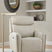 Sam's Furniture - Ashley Furniture - Pincara Living Room - PWR AutoGlide REC/ADJ Headrest / Bone - PCU1380042
