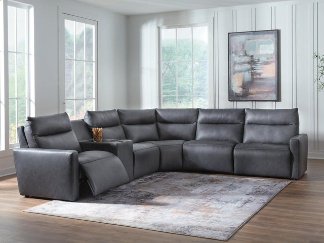 Sam's Furniture - Ashley Furniture - ModZ Sectional - 6-Piece Power Reclining Sectional with Audio Console - U14001S9
