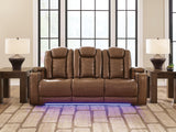 Sam's Furniture - Ashley Furniture - Gruaro Living Room - PWR REC Sofa with ADJ Headrest - PCU1420015