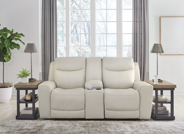 Sam's Furniture - Ashley Furniture - Mindanao Living Room - PWR REC Loveseat/CON/ADJ HDRST / Coconut - U5950518