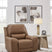 Sam's Furniture - Ashley Furniture - DeepWakes Living Room - PWR REC Loveseat/CON/ADJ HDRST / Caramel - PCU6260618