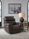 Sam's Furniture - Ashley Furniture - Crossplex Living Room - PWR Recliner/ADJ Headrest / Smoke - PCU6450613