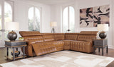 Sam's Furniture - Ashley Furniture - Temmpton Sectional - 4-Piece Reclining Sectional / Chocolate - U92708S6