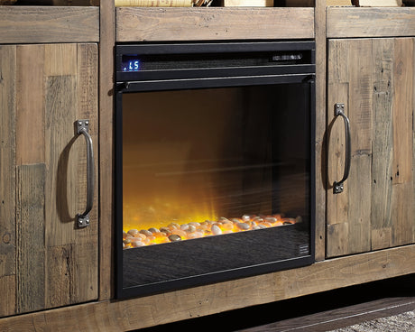 Sam's Furniture - Ashley Furniture - Entertainment Accessories Electric Fireplace Insert - Electric Fireplace Insert / Black - W100-02