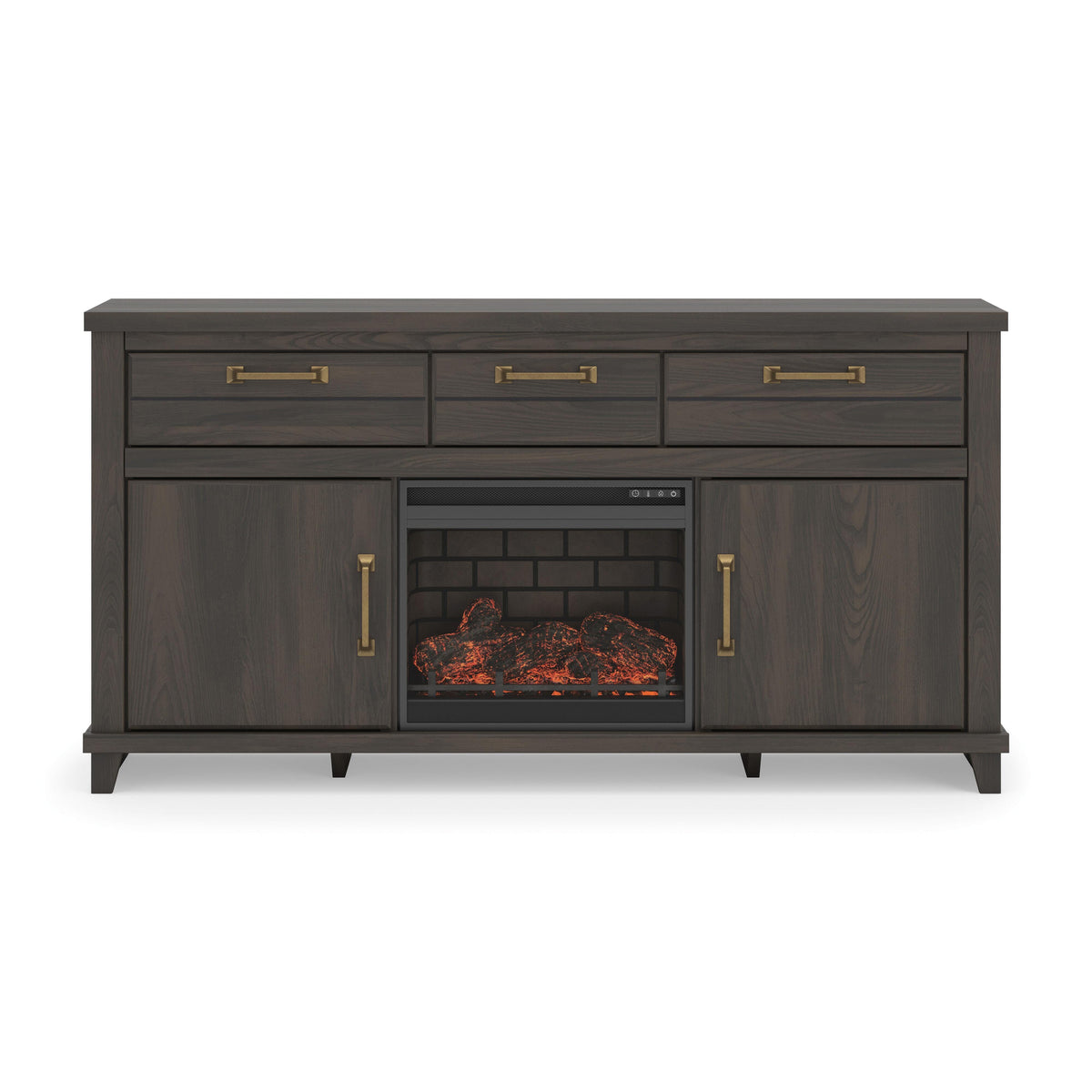 Brazen Valley 71" TV Stand with Electric Fireplace