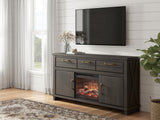 Brazen Valley 71" TV Stand with Electric Fireplace