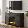Sam's Furniture - Ashley Furniture - Brazen Valley 60" TV Stand with Electric Fireplace - 60" TV Stand with Electric Fireplace - W2648W3