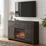 Sam's Furniture - Ashley Furniture - Brazen Valley 60" TV Stand with Electric Fireplace - 60" TV Stand with Electric Fireplace - W2648W4