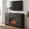 Sam's Furniture - Ashley Furniture - Brazen Valley 60" TV Stand with Electric Fireplace - 60" TV Stand with Electric Fireplace - W2648W4