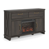 Brazen Valley 60" TV Stand with Electric Fireplace