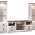 Sam's Furniture - Ashley Furniture - Willowton 3-Piece Entertainment Center - 3-Piece Entertainment Center / Whitewash - W267W16