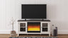 Sam's Furniture - Ashley Furniture - Dorrinson 60" TV Stand with Electric Fireplace - 60" TV Stand with Electric Fireplace / Two-tone - W287W2
