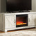 Sam's Furniture - Ashley Furniture - Bellaby 63" TV Stand with Fireplace - 63" TV Stand with Fireplace / Whitewash - W331W4