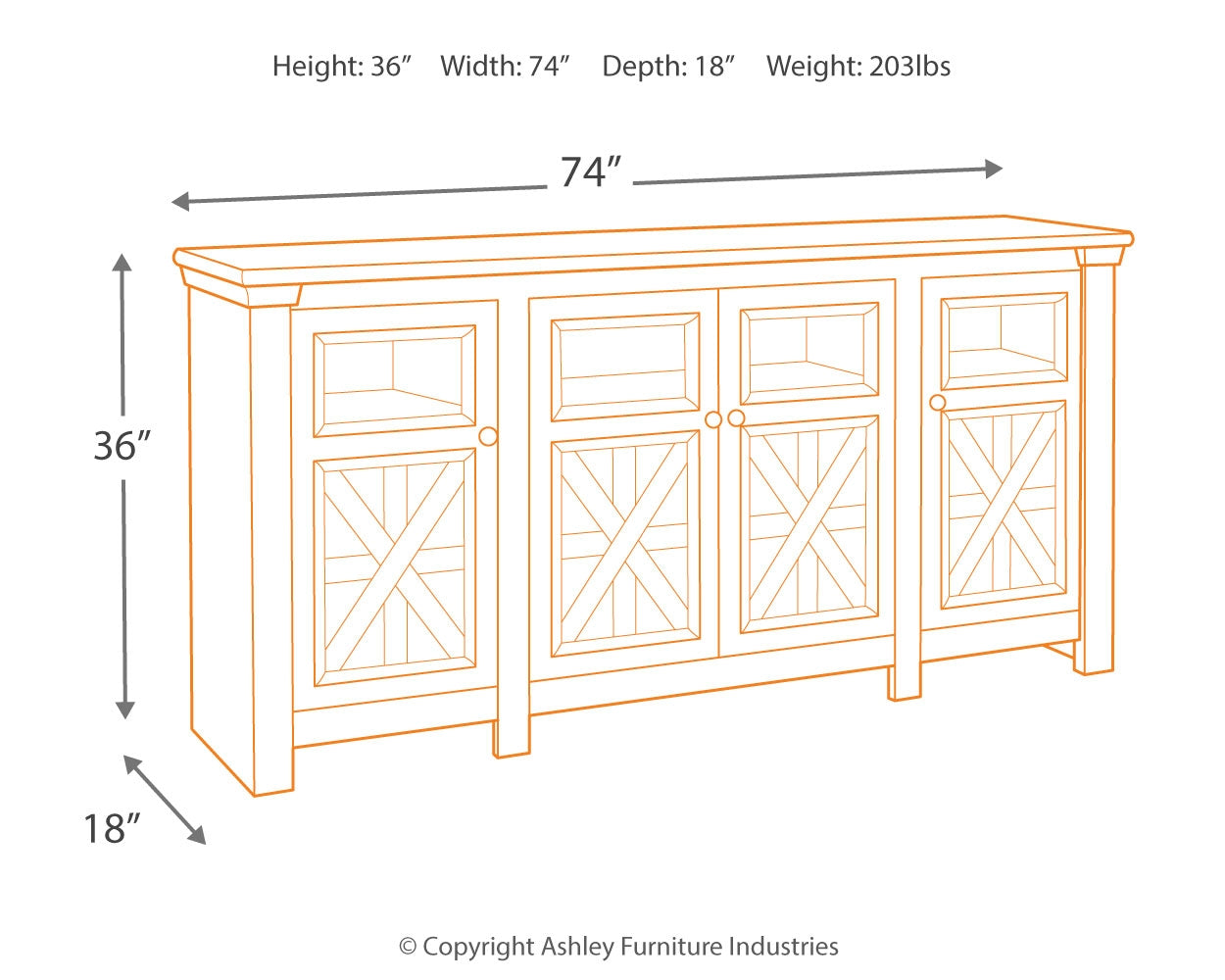 Bolanburg TV Stand