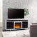 Sam's Furniture - Ashley Furniture - Gardoni 72" TV Stand with Electric Fireplace - 72" TV Stand with Electric Fireplace / White/Black - W756W1