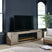 Sam's Furniture - Ashley Furniture - Krystanza TV Stand with Electric Fireplace - TV Stand with Electric Fireplace / Weathered Gray - W760W1