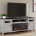 Sam's Furniture - Ashley Furniture - Darborn 88" TV Stand with Electric Fireplace - 88" TV Stand with Electric Fireplace / Gray/Brown - W796W1