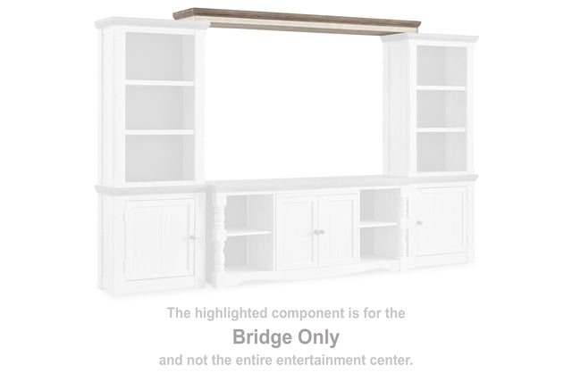 Sam's Furniture - Ashley Furniture - Havalance Entertainment Center - Bridge / Two-tone - W814-35