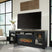 Sam's Furniture - Ashley Furniture - Foyland 83" TV Stand with Electric Fireplace - 83" TV Stand with Electric Fireplace / Black/Brown - W989W1